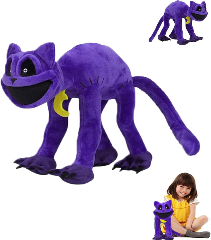 "Kuschelige Katzenplüschfigur, weich und charmant, farbenfrohes Design. Ideales Plüschspielzeug für Kinder zum Kuscheln."