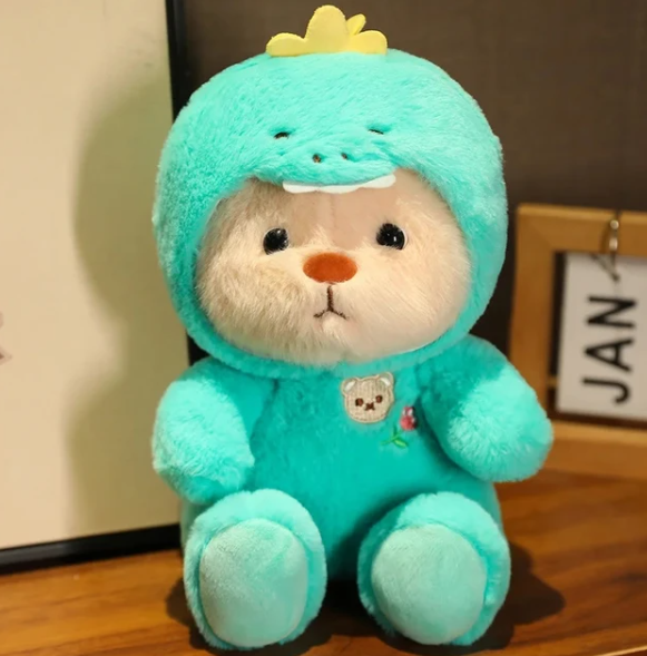 "Kuscheliger Plüsch-Bär: Weiches, plüschiges Material, ideal als Geschenk für Kinder und Erwachsene, trostspendender Begleite