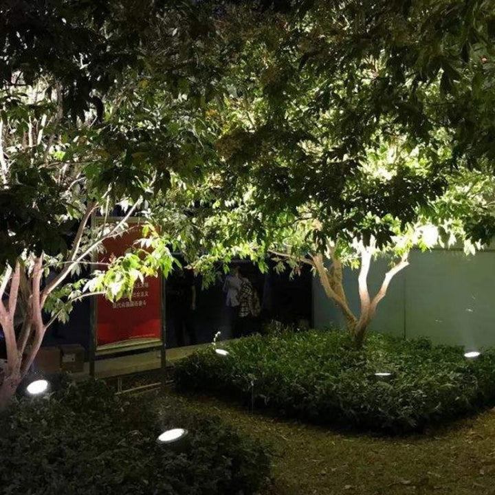 "LED Flutlicht COB Lampe, wetterfest, 20W, 7 Farben, aus Druckguss-Aluminium, IP65, für Außenbeleuchtung, 360° drehbar"