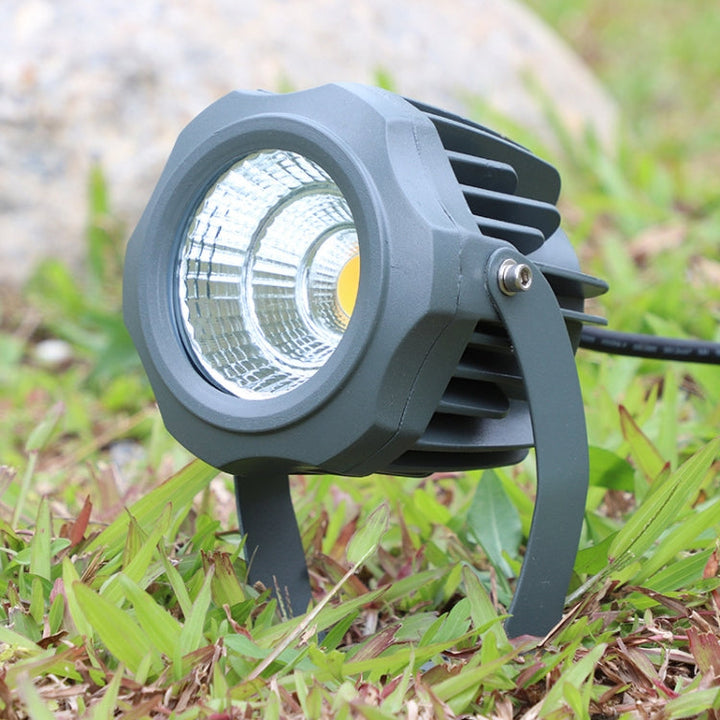 "LED Flutlicht COB Lampe, wetterfest, 20W, 7 Farben, aus Druckguss-Aluminium, IP65, für Außenbeleuchtung, 360° drehbar"
