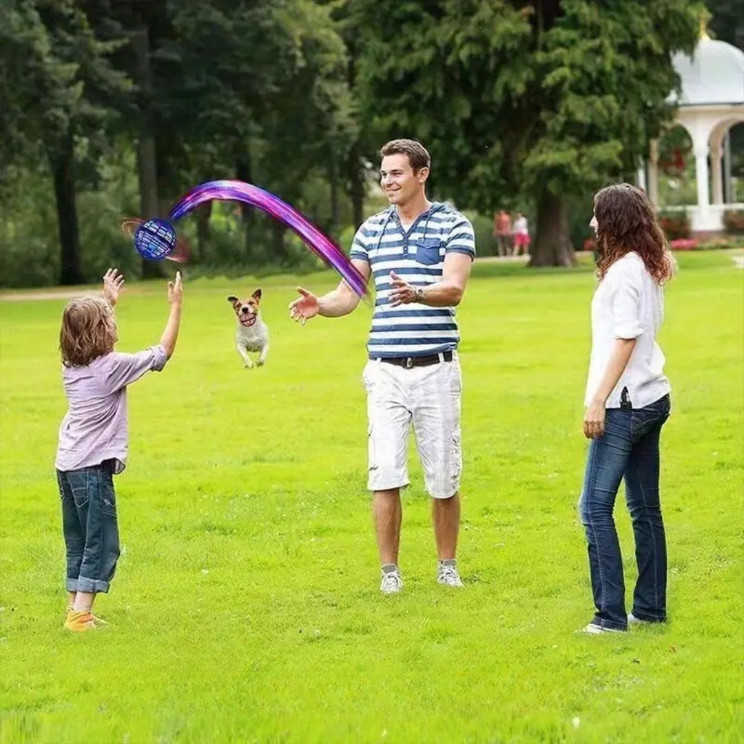 "Leuchtender Schwebender Ball für Kinder, leuchtende LED-Effekte, schwebt mühelos, wiederaufladbar, geeignet für drinnen und