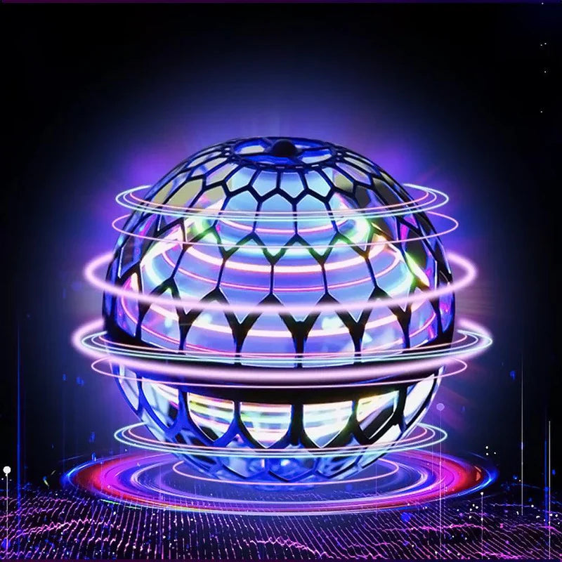 "Leuchtender Schwebender Ball für Kinder, leuchtende LED-Effekte, schwebt mühelos, wiederaufladbar, geeignet für drinnen und