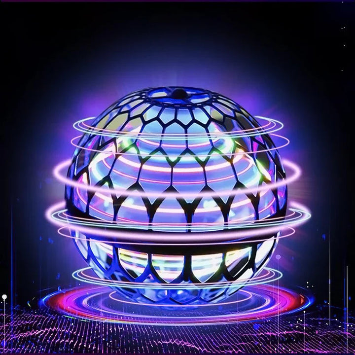 "Leuchtender Schwebender Ball für Kinder, leuchtende LED-Effekte, schwebt mühelos, wiederaufladbar, geeignet für drinnen und