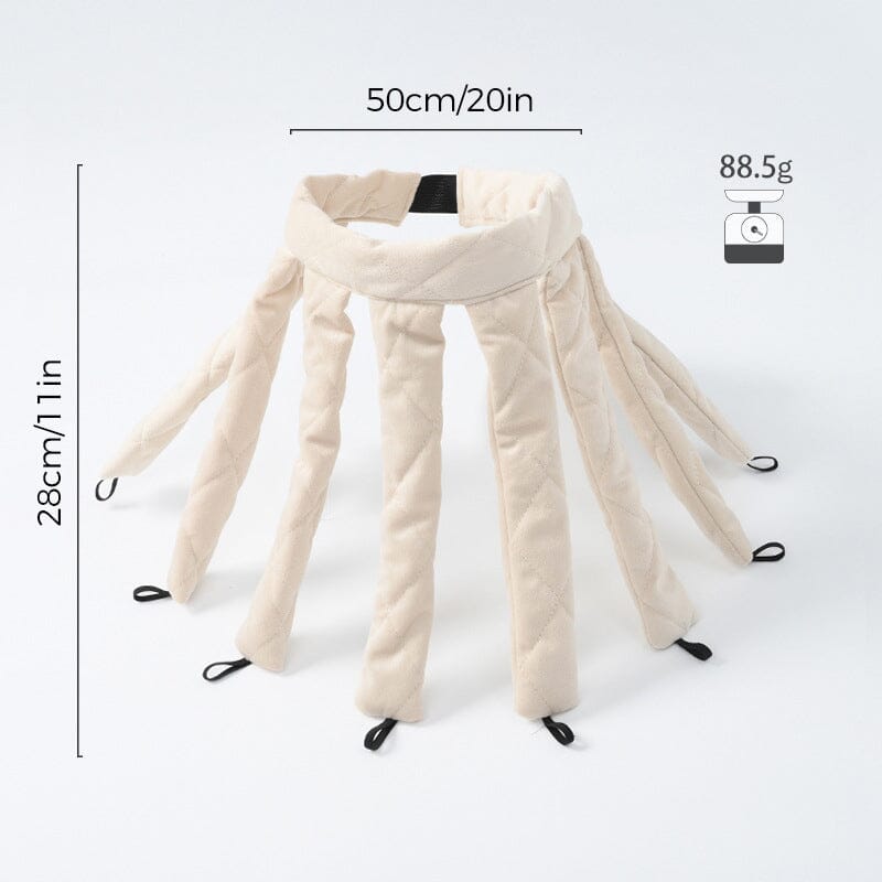 "LockenLeicht™️: sanftes Styling ohne Hitze, leicht & tragbar, ideal für schonende Locken in beige, weinrot, schwarz"