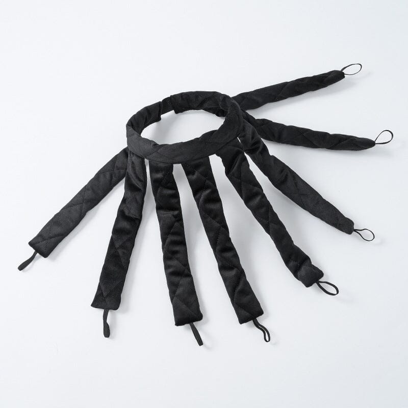 "LockenLeicht™️: sanftes Styling ohne Hitze, leicht & tragbar, ideal für schonende Locken in beige, weinrot, schwarz"