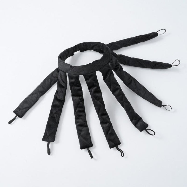 "LockenLeicht™️: sanftes Styling ohne Hitze, leicht & tragbar, ideal für schonende Locken in beige, weinrot, schwarz"