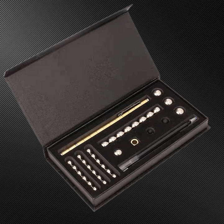 "Magnetischer Fidget Pen für Stressabbau, Silber, kombiniert Stift und Spielzeug für mehr Produktivität und Kreativität"