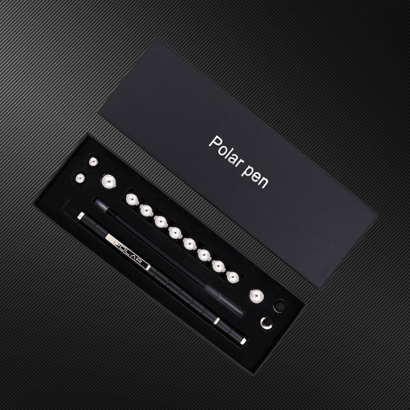 "Magnetischer Fidget Pen für Stressabbau, Silber, kombiniert Stift und Spielzeug für mehr Produktivität und Kreativität"