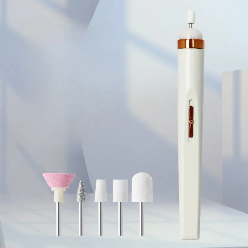 5-in-1 Elektrisches Nagelpflegegerät - Maniküre-Set mit LED-Licht
