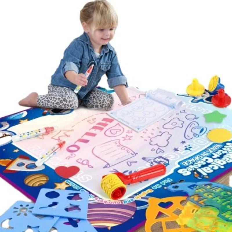 Wassermalmatte für Kinder - Kreative Malunterlage 100x80cm