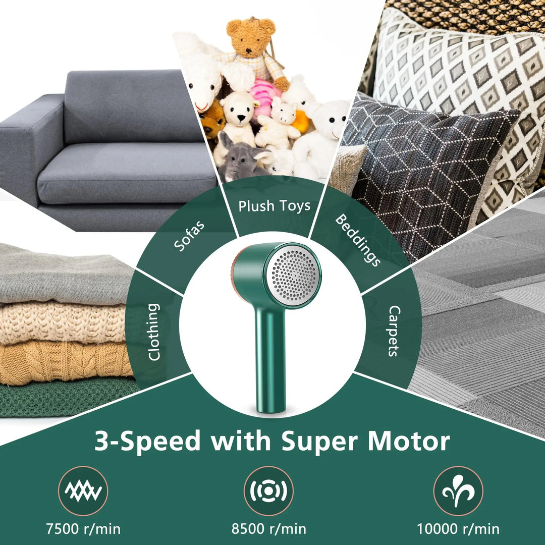 USB Fusselentferner wiederaufladbar für Kleidung & Textilien