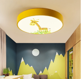 "Märchenhafte Kinder Deckenleuchte, fantasievolle Motive, warmes Licht, perfekt für magische Atmosphäre im Kinderzimmer"