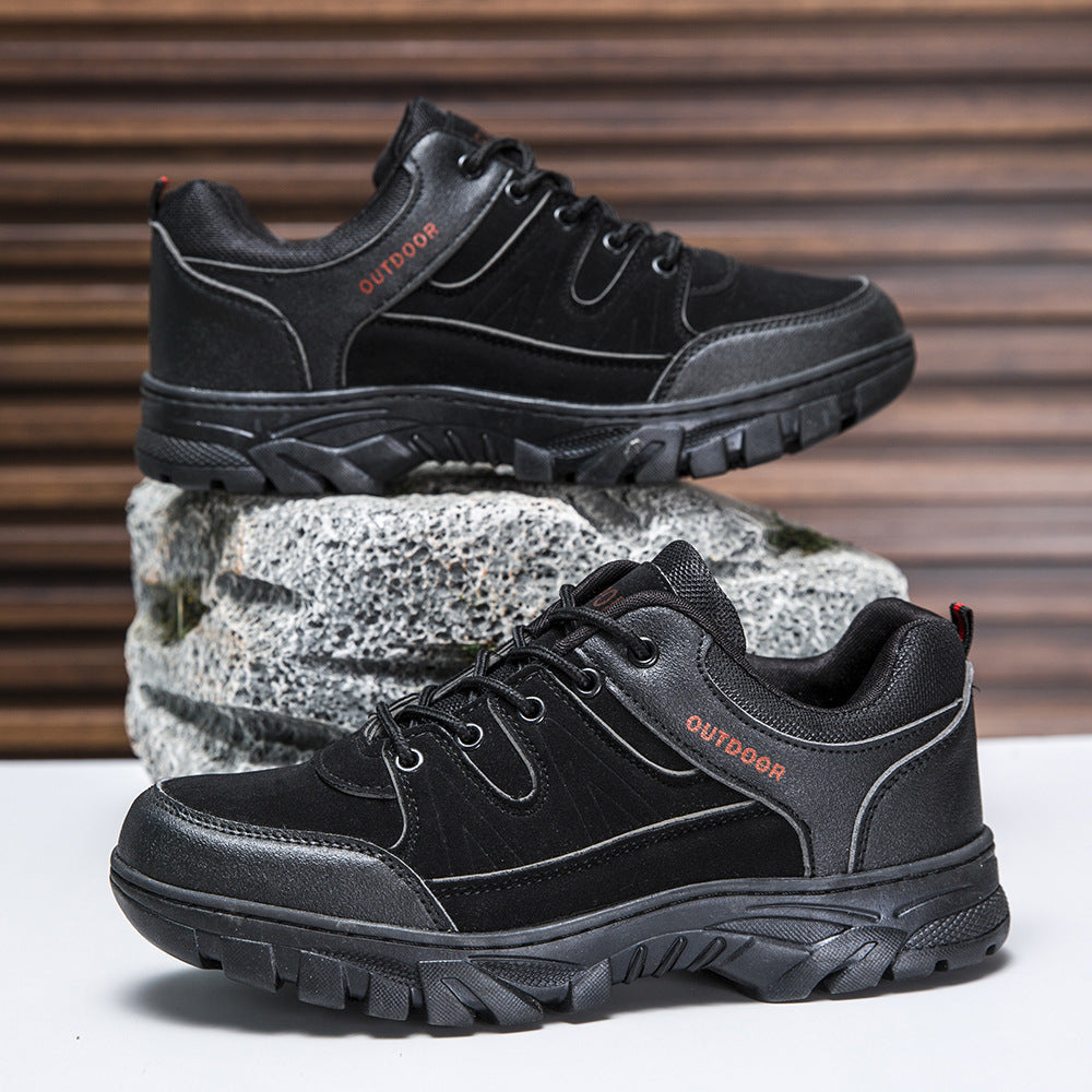 Moderner Herren Outdoor-Sneaker, atmungsaktiv, rutschfeste Sohle, ideal für Abenteuer und Alltag, komfortabel und robust.