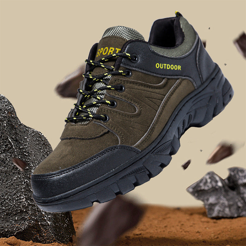 Moderner Herren Outdoor-Sneaker, atmungsaktiv, rutschfeste Sohle, ideal für Abenteuer und Alltag, komfortabel und robust.