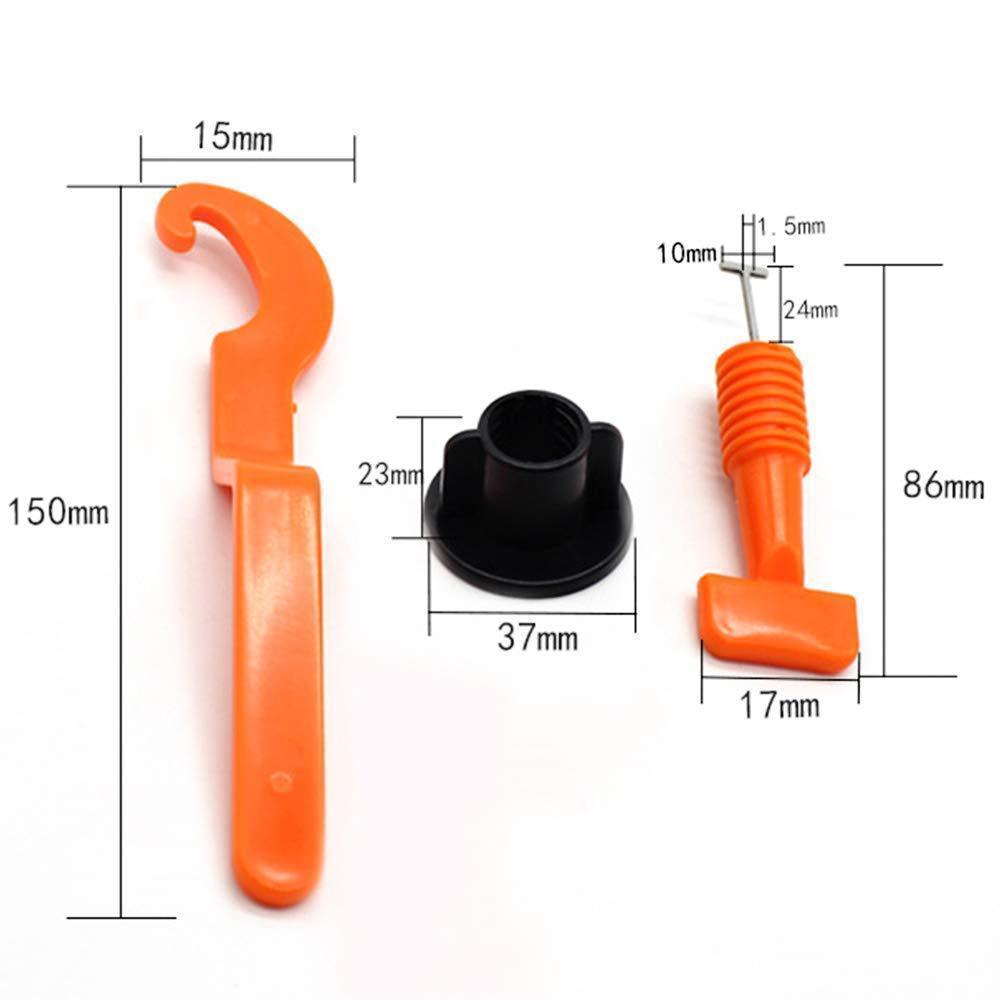 "Nivelliersystem für DIY: Robuste, wiederverwendbare Keile, ideal für präzise Fliesenverlegung und glatte Oberflächen."