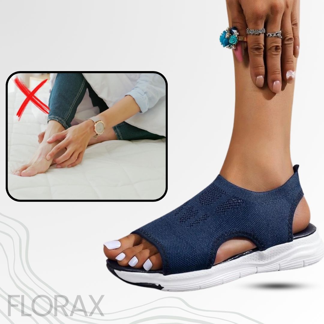 Orthopädische Florax Sandalen mit ergonomischem Design, rutschfester Sohle und flexiblen Materialien für maximalen Komfort.