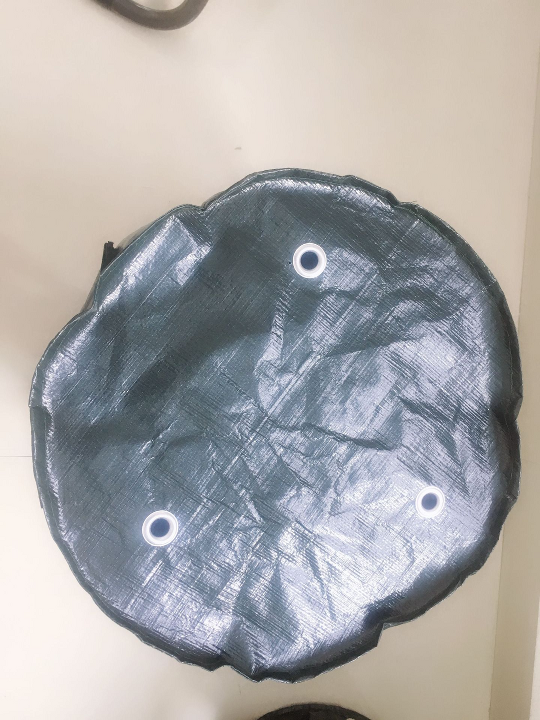 "Pflanzsack mit Sichtfenster, grün, für Kartoffelzucht, atmungsaktiv, wiederverwendbar, ideal für Balkon oder Terrasse."