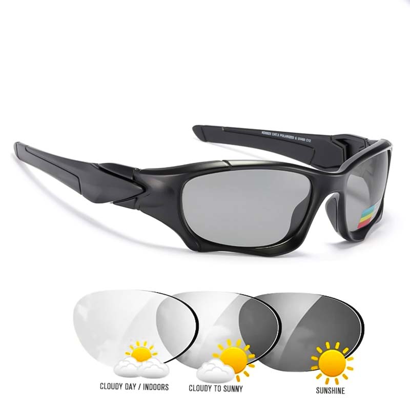 "Polarisierte Motorrad-Sonnenbrille, modernes Design, leichte Konstruktion, klare Sicht, Blendschutz, ergonomisch, lila Linse