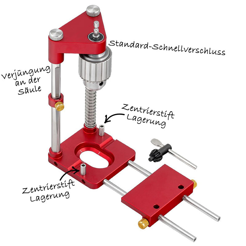 Präziser Holzbearbeitungs-Locator, robustes Design aus legiertem Stahl, ideal für genaue Markierungen und Bohrungen.