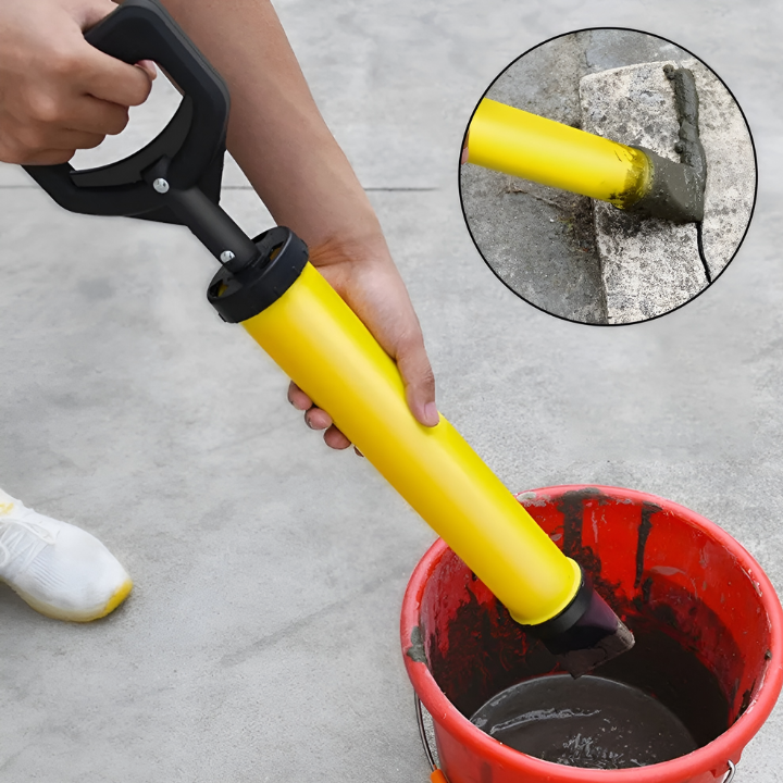 Präzisionssprühgerät mit ergonomischem Griff, leichte Bauweise, gleichmäßige Zementabdeckung; ideal für Heimwerker.