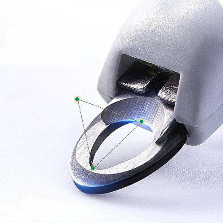 Professioneller Hundekrallenknipser mit Schnellsensor, ergonomischem Griff und robusten Edelstahlklingen für präzises Trimmen