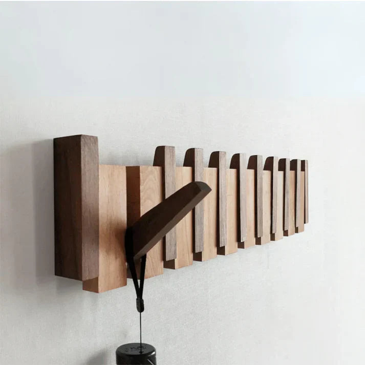 Crochets muraux design en bois