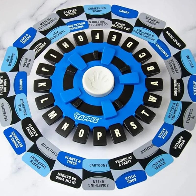 "Rasantes Tapple™ Wortspiel, tragbares Familienspielzeug mit bunten Segmenten und spannendem Timer für schnelles Denken."