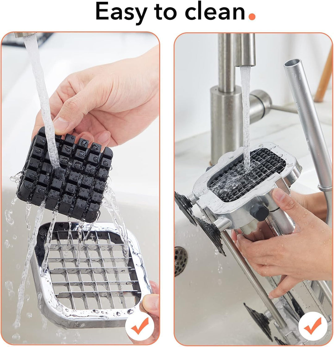 Robuster Edelstahl-Gemüseschneider, vielseitig; perfekt für präzises Schneiden von Pommes und Gemüse in der Küche.