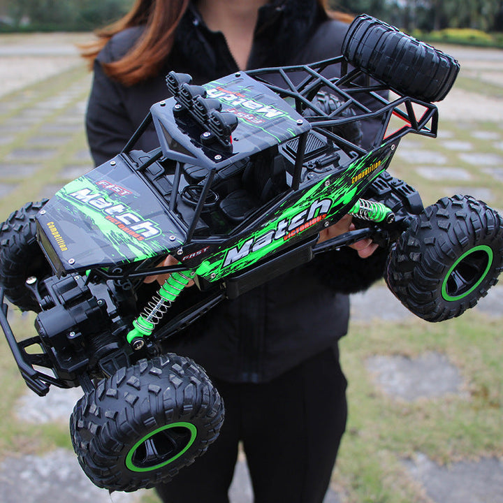 "Robustes RC Auto Monstertruck, 4x4 Offroad Rock Crawler, ferngesteuertes Fahrzeug mit Hi-Q-Gummirädern, 2,4 GHz Technologie"