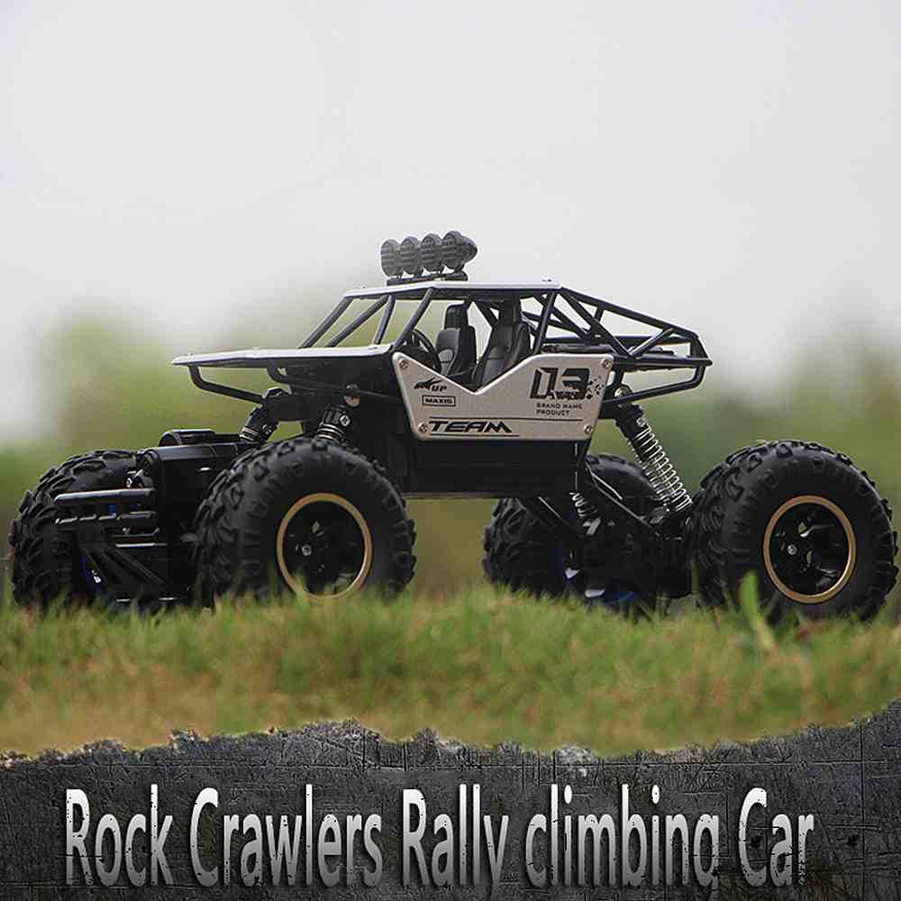 "Robustes RC Auto Monstertruck, 4x4 Offroad Rock Crawler, ferngesteuertes Fahrzeug mit Hi-Q-Gummirädern, 2,4 GHz Technologie"