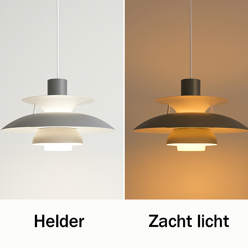 "Runde dimmbare LED-Deckenlampe aus Aluminium und Acrylglas, elegantes Design, ideal für Wohn- und Esszimmerbeleuchtung"