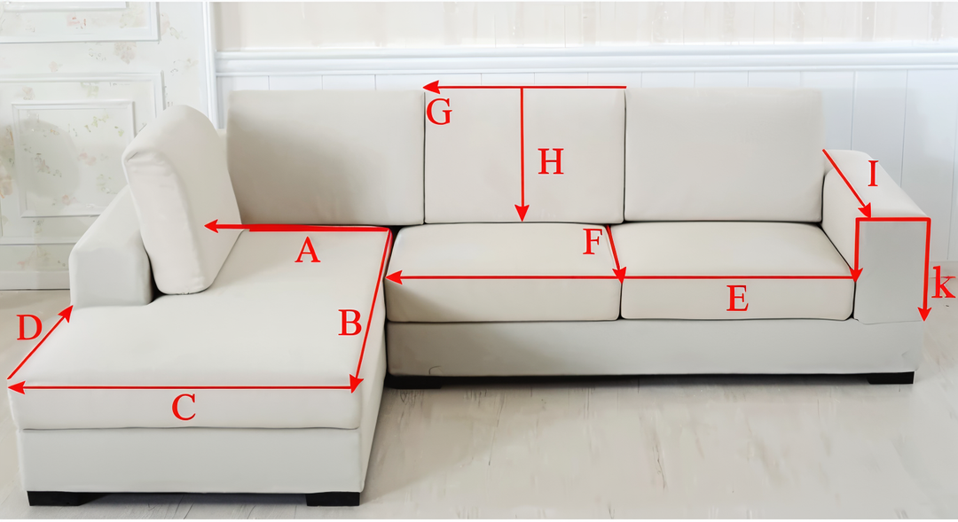 "Rutschfester Sofabezug in Hellgrau: Modernes Design, ultimative Passform & Schutz für Ihr Wohnzimmer-Sofa."