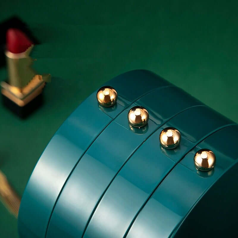 Organisateur de bijoux ovale pliable