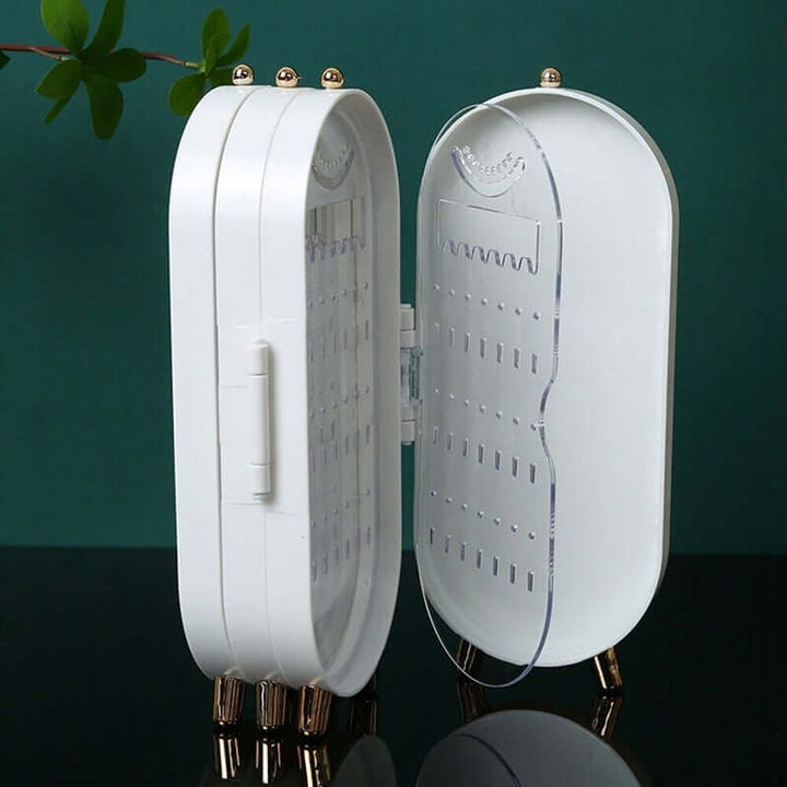 Faltbarer Ovaler Schmuck-Organizer