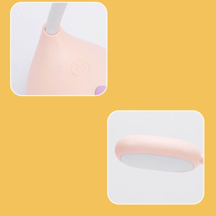 Sandsberg LED-Schreibtischlampe in Dinosaurier-Form, augenfreundlich, wiederaufladbar, ideal für Kinderzimmer.