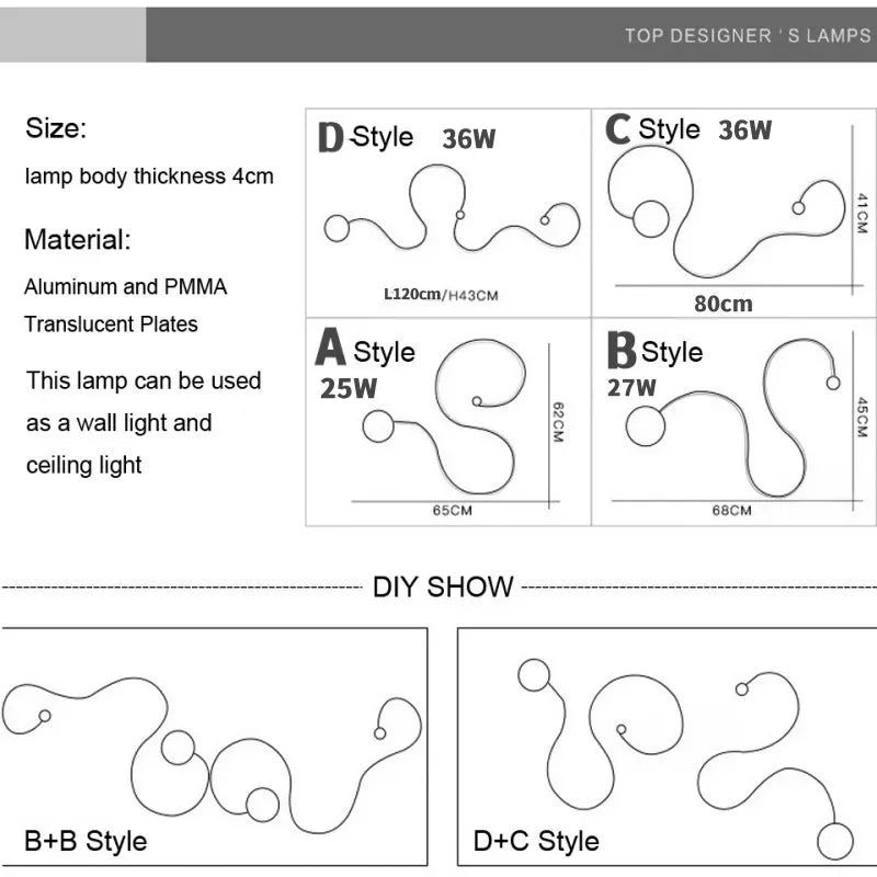 Schlanke, moderne LED-Wandleuchte in Schwarz, energieeffizient, perfekter Stil für Wohnzimmer, Flure, Schlafzimmer.