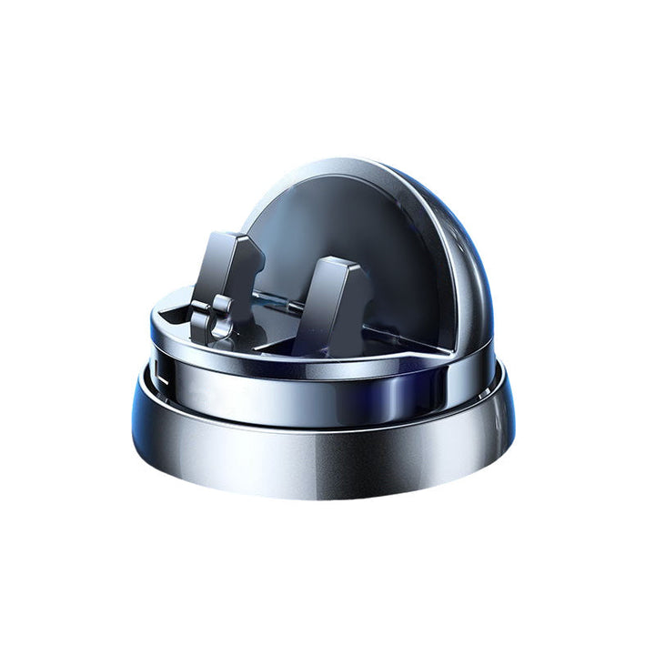 "Schwarze 360° Handyhalterung fürs Auto, flexibel, sicher, mit rutschfester Basis und universeller Kompatibilität."