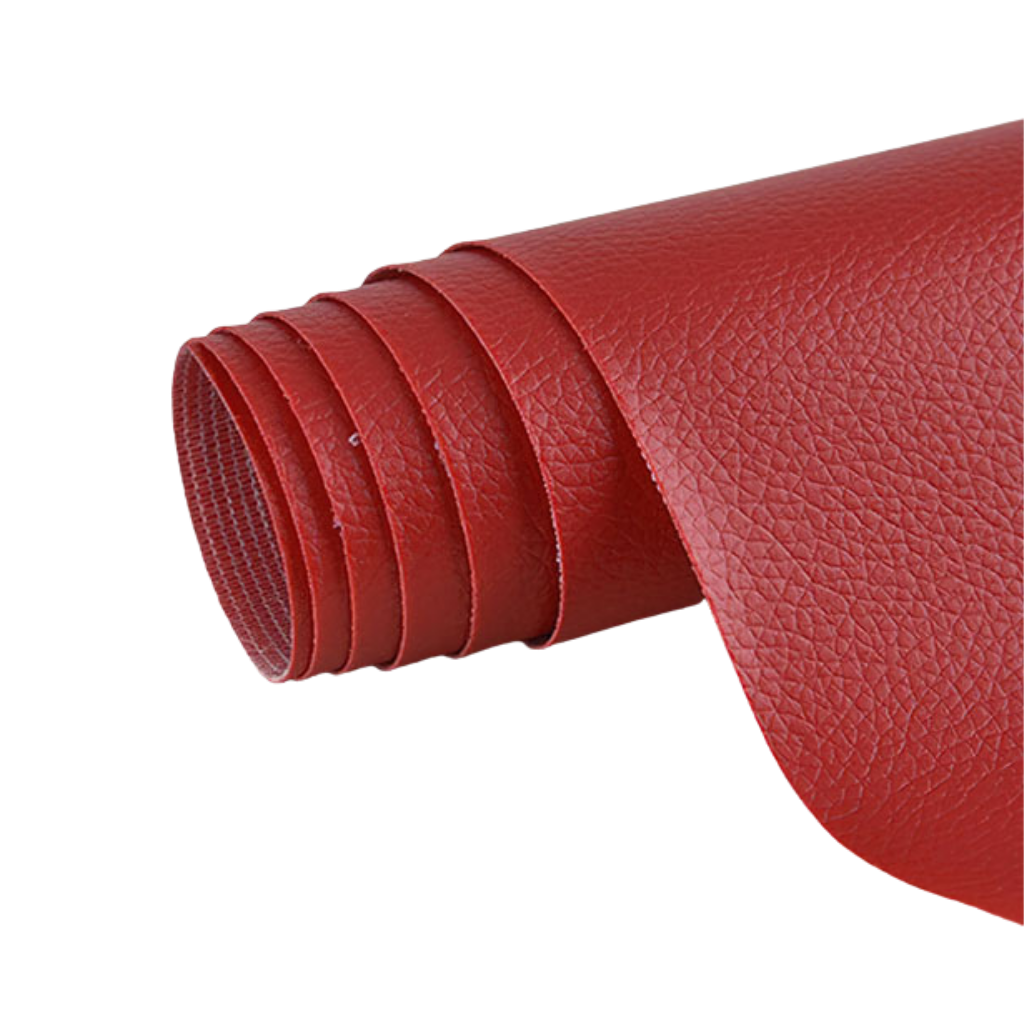 Selbstklebender Lederflicken, ideal für Möbel- und Kleidungsreparatur, in Schwarz, robustes Kunstleder, einfach anzubringen.