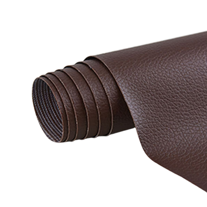 Selbstklebender Lederflicken, ideal für Möbel- und Kleidungsreparatur, in Schwarz, robustes Kunstleder, einfach anzubringen.