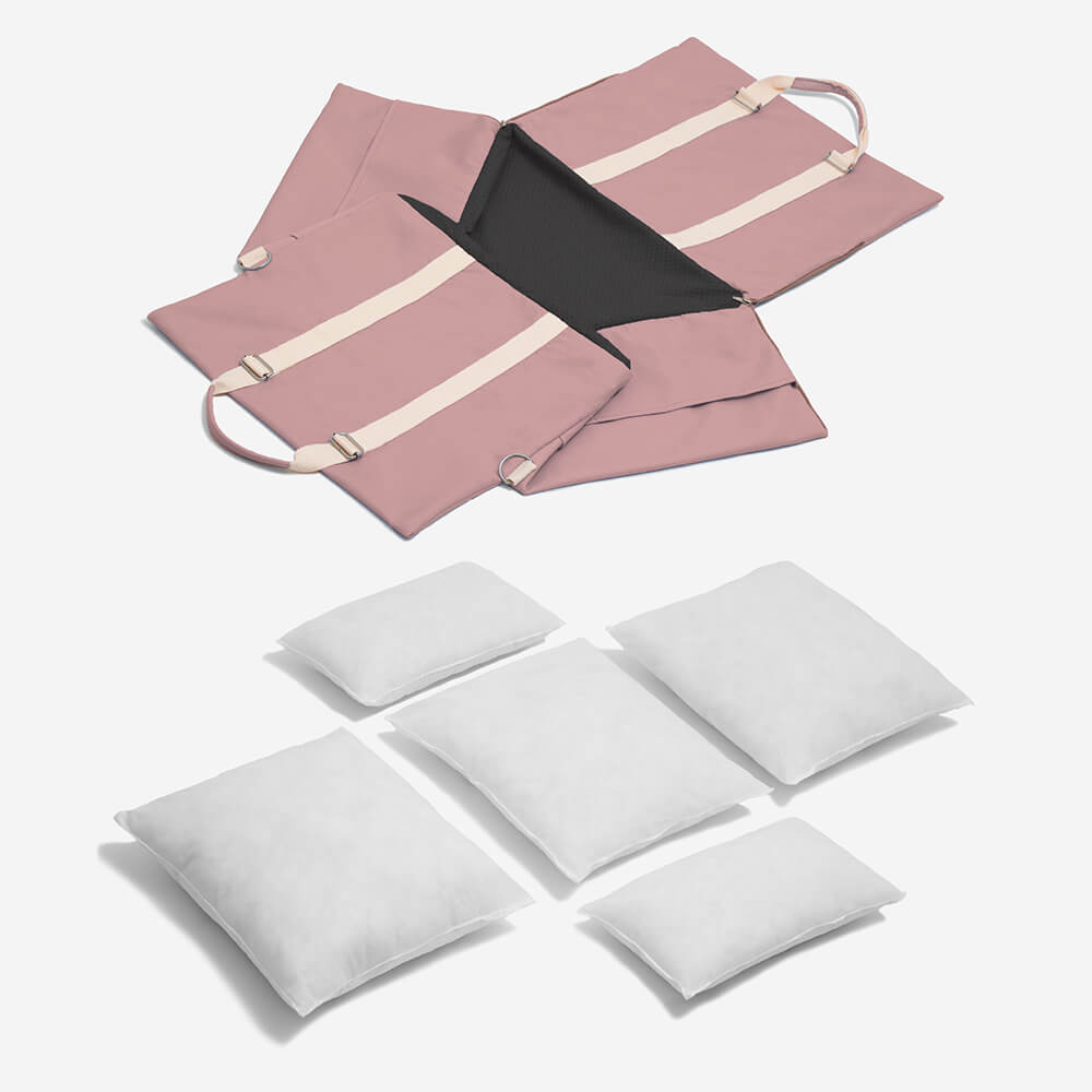 "Sicheres und wasserdichtes Hundeautositzbett mit Schutzkissen und Komfort, ideal für Reisen und leicht zu reinigen."