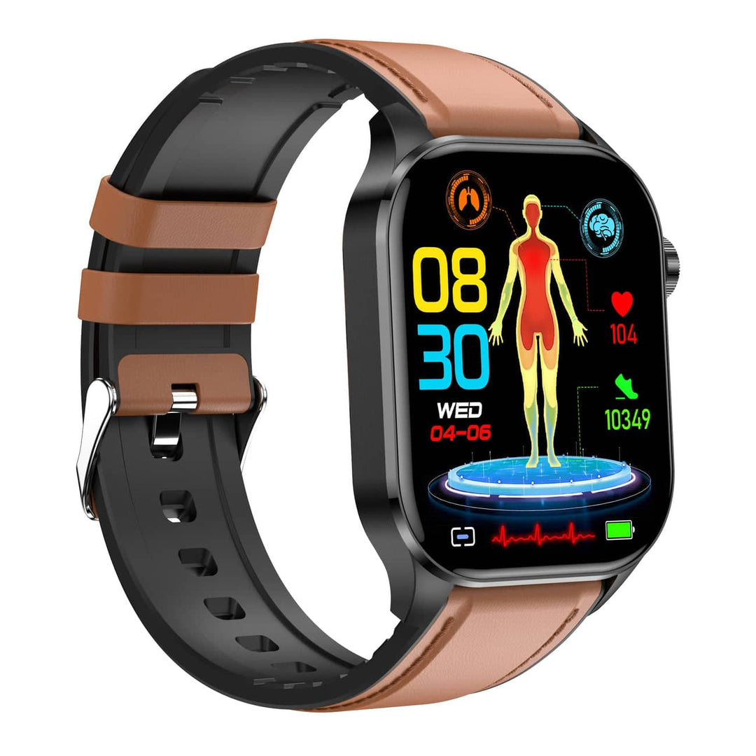 "Smartwatch mit 1,4 Zoll HD-Touchscreen, EKG, Blutdruck, Herzfrequenzmessung, ideal für Gesundheit und Fitness"