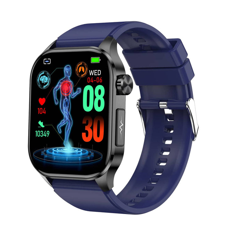 "Smartwatch mit 1,4 Zoll HD-Touchscreen, EKG, Blutdruck, Herzfrequenzmessung, ideal für Gesundheit und Fitness"