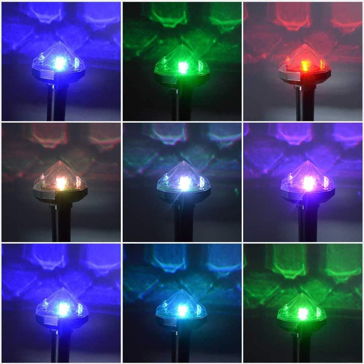 "Solarbetriebener Tiervertreiber für den Garten, wetterfest und umweltfreundlich, schützt vor Nagetieren durch Schallwellen."