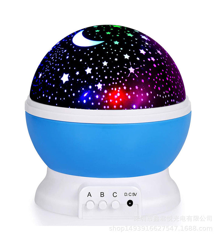 "Sternenhimmel Nachtlicht-Kugel mit beruhigender Stern- und Mondprojektion für entspannende Abende und sanftes Licht"