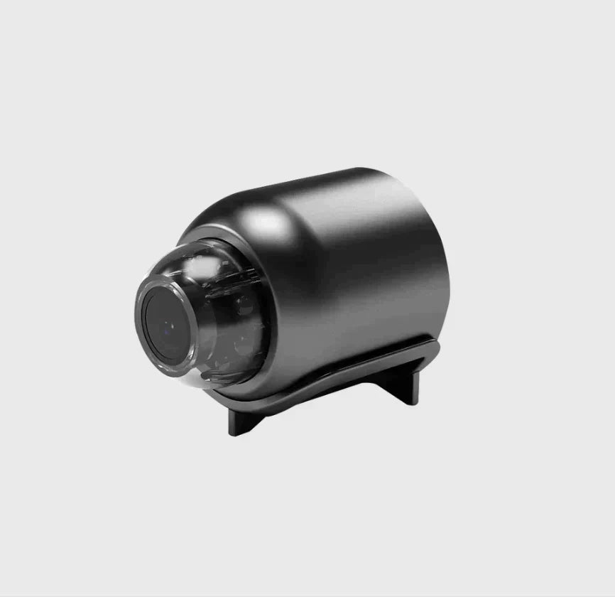 "Ultrakleine WiFi-Überwachungskamera mit 1080P HD, Nachtsicht und Weitwinkelobjektiv, diskret und kompakt für Innenräume."