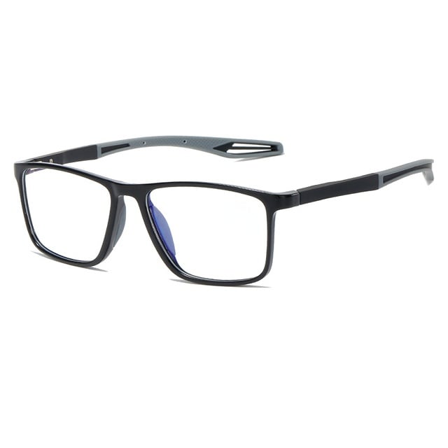 "Ultraleichte multifokale Lesebrille aus Polycarbonat für Damen & Herren, in Blau erhältlich, stilvoll und komfortabel."