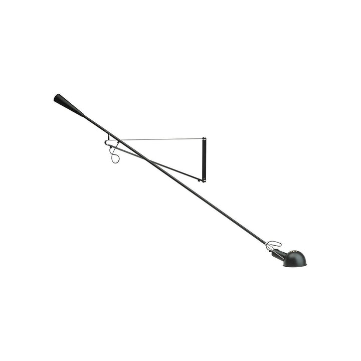 "Verstellbare Wandleuchte 265, industrielle Eleganz, Aluminiumschirm, Metallrahmen, flexible Beleuchtung für Zuhause."