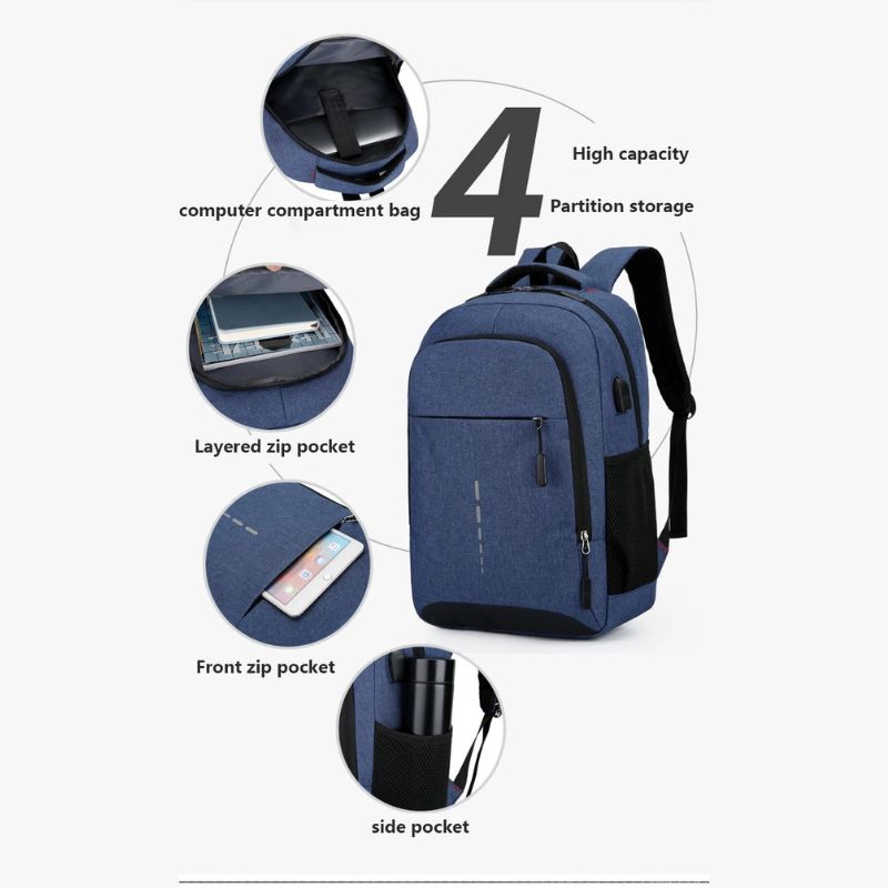 "Wasserdichter, ultraleichter, stilvoller Rucksack für Männer, ideal für tägliche Abenteuer und schlechtes Wetter."