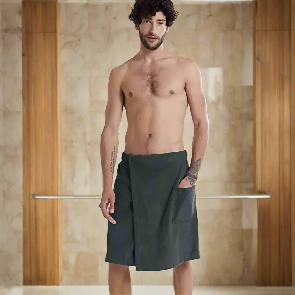 "Weiches tragbares Badetuch in verschiedenen Farben für Sauna, Strand und Fitnessstudio Einsatz."