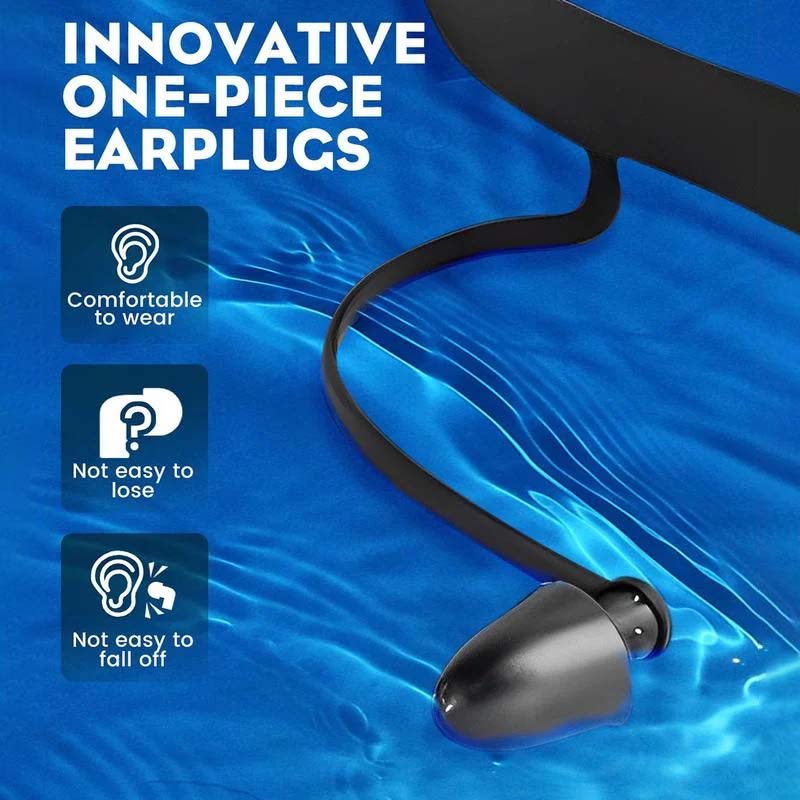 Weitwinkel-Schwimmbrille mit Antibeschlag, ergonomisches Design, großes Sichtfeld, ideal für Erwachsene, Unisex-Look.